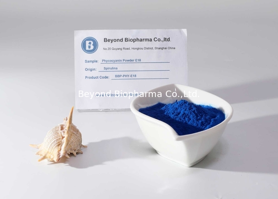 Poudre bleu-vert de la فيكوسيانينe E25, poudre bleue de Spirulina d'extrait d'Algea