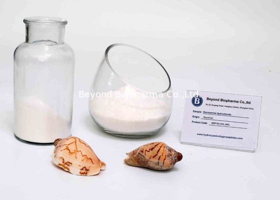 Poudre de chlorhydrate de glucosamine de catégorie d'USP, HCL de glucosamine d'origine de mollusques et crustacés